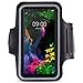 Produktbild Handy Hülle kompatibel für LG G8S ThinQ Jogging Tasche Schwarz Sport Lauf Fitness Armband Fitnesstasche