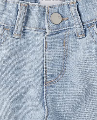 The Children's Place Baby Toddler Girls Shortie Shorts 3 Pack, Denim/Apricot/White, 5T #TOP1