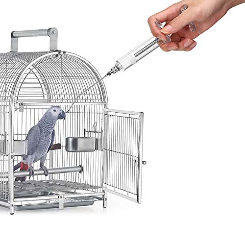 Avalizard Baby Bird Feeding Syringe, 20ml, Stainless Steel Needles, 3pcs, for Cage Puppy, Small Mammals, Hand Feeding, Modern Style - Image 3