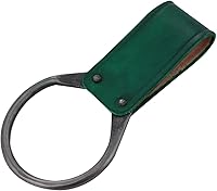 Vista 23 de Armory Replicas - Soporte de hacha de batalla vikingo medieval forjado a mano - Funda de cinturón de arma de cuero bovino funcional para disfraz