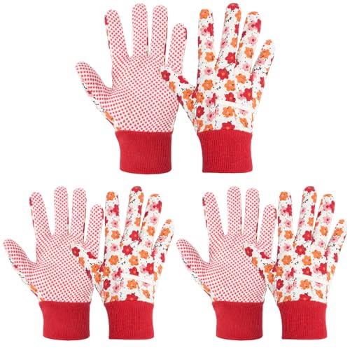Ainiv Floral Gardening Gloves for Women/Ladies
