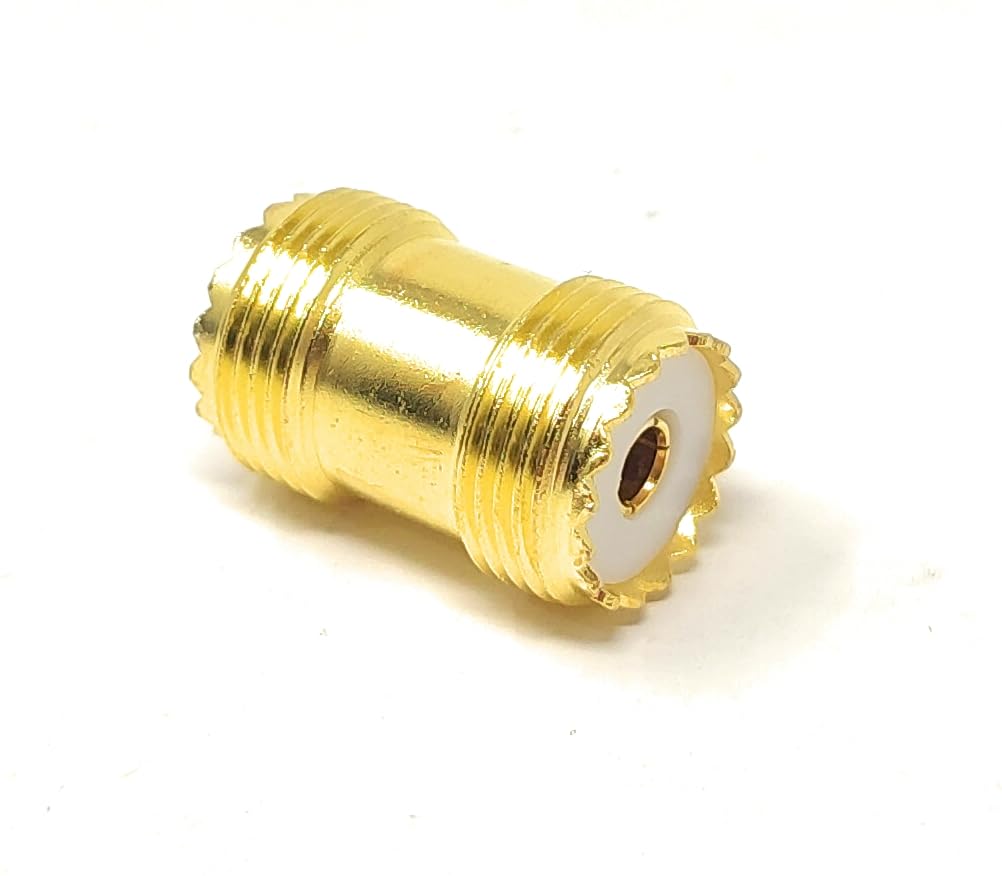 Maincore UHF PL-259 Female to Female Coaxial Adapter, PL259 Socket Coupler Connector Joiner for Antenna Radio, CB, Ham - Image 2