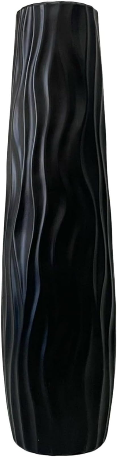 Jarrón de suelo grande, jarrón de suelo grande, jarrones decorativos, con textura, irrompible, jarrones de suelo para el hogar, sala de estar, estudio, decoración