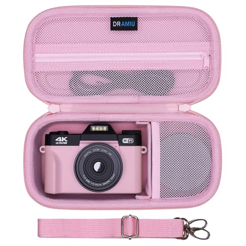 Funda para cámara digital 4K/5K color rosa pequeña miniatura 1