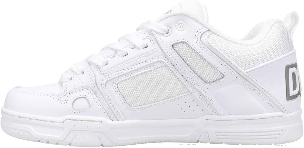 DVS Men's Skate Shoe, White, 13
