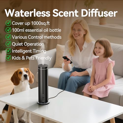 Diffuseur de parfum sans eau Bluetooth 100ml et 6 huiles essentielles pour la maison - 3