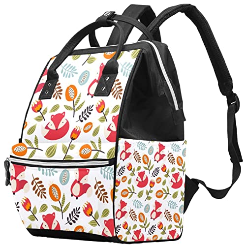 Bolsa de pañales de perezoso gratis con bolsas cambiantes para bebés niñas y niñas Mommy Bag, Multi-20.