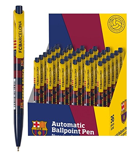 Maxi&Mini - FC Barcelona Stylo Bille Bleu Nouveaute Fournitures Scolaires - FCB
