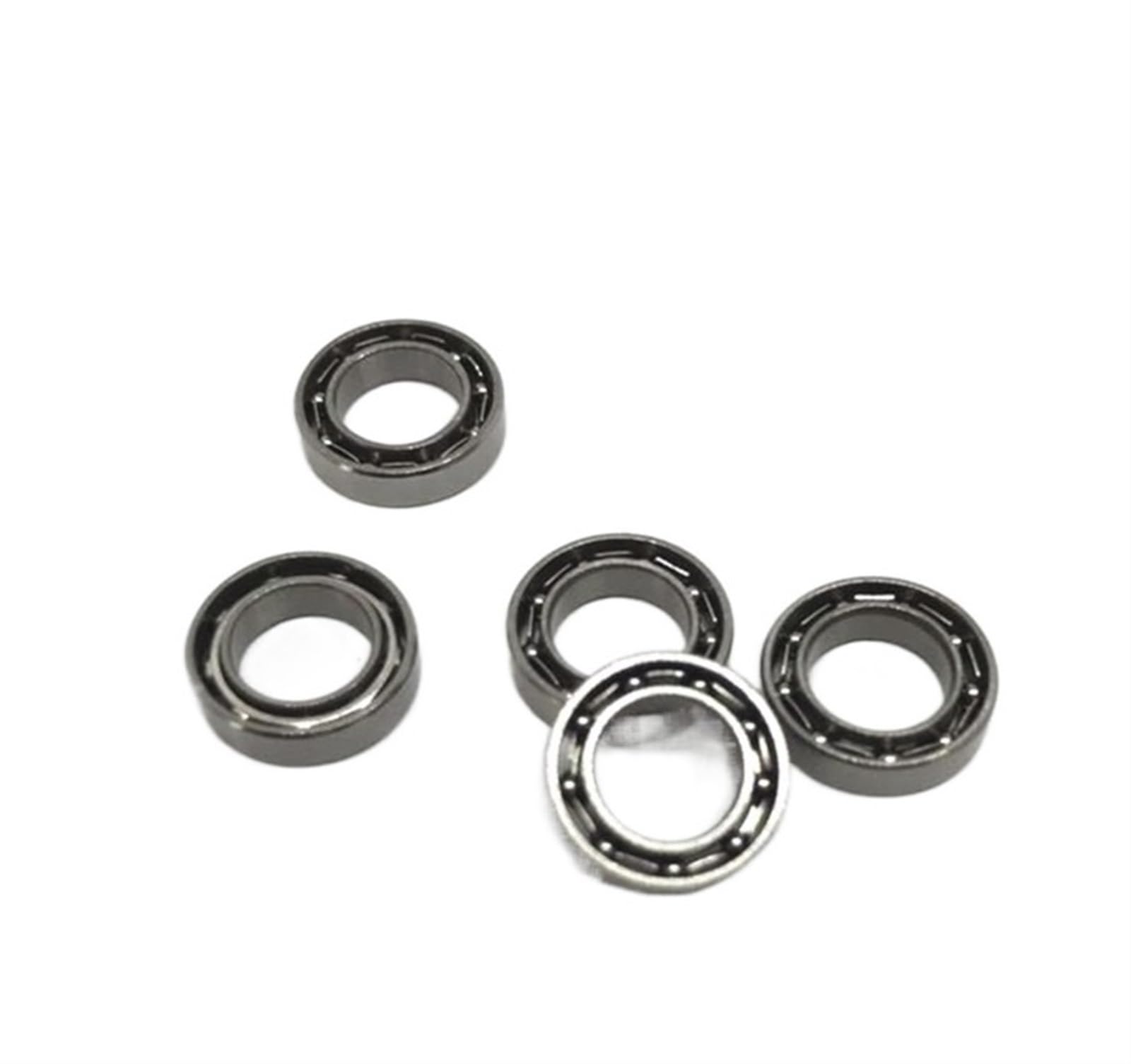 VSPPJYFG Bimetal Seal Shield Micro deep Groove Bearing 50pcs MR106 6x10x2.5 Mm Open Bearing Deep Groove Ball Bearing Miniature Bearing