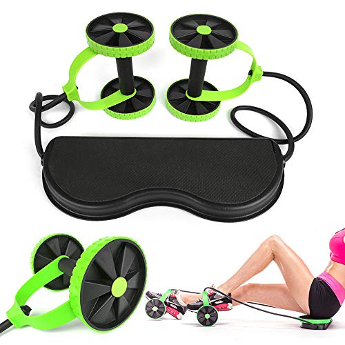 Honelife Multi Função Double AB Roller Wheel Dobrável AB Muscle Trainer Home Gym Fitness Wheel