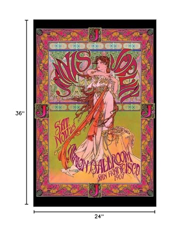 NMR Bob Masse Poster - Janis Joplin/Live in San Francisco 1967 (24"x36")