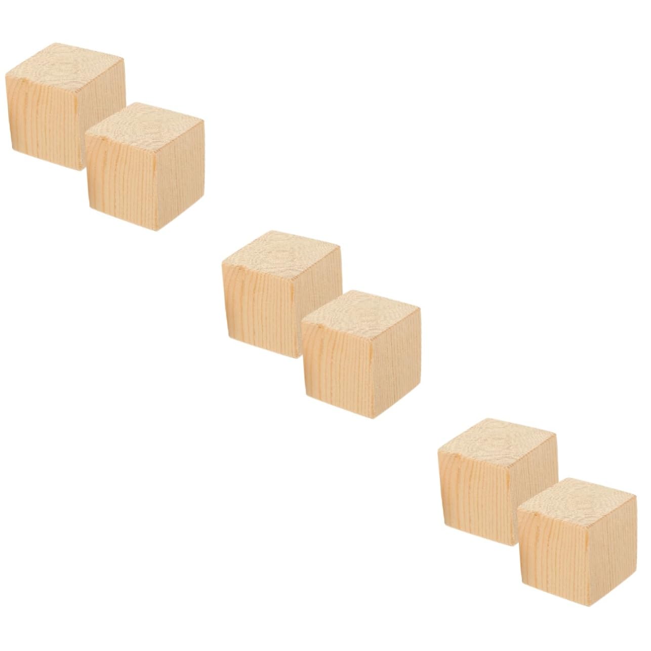 LALAFINA 6pcs Heavy Duty Furniture Risers - Blocks for Raising Sofa Bed Desk and Scratch-Resistant Support for Home Furniture