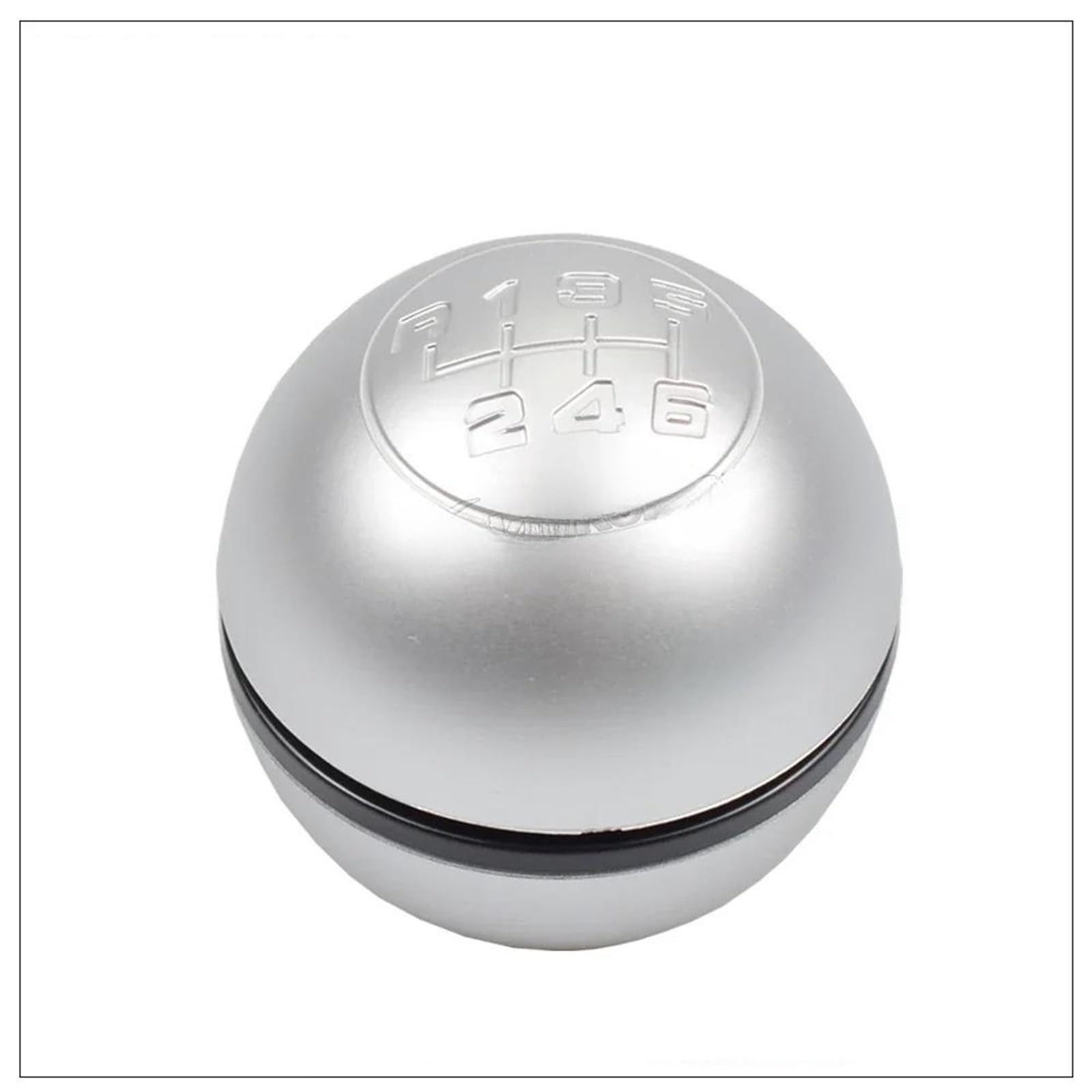 FSOZDBBPL Automotive Parts Manual 6 Speed Gear Shift Knob Handle Gear Shift Knob Handball for Alfa for Romeo for Giulietta 2010-On(Matte Silver)