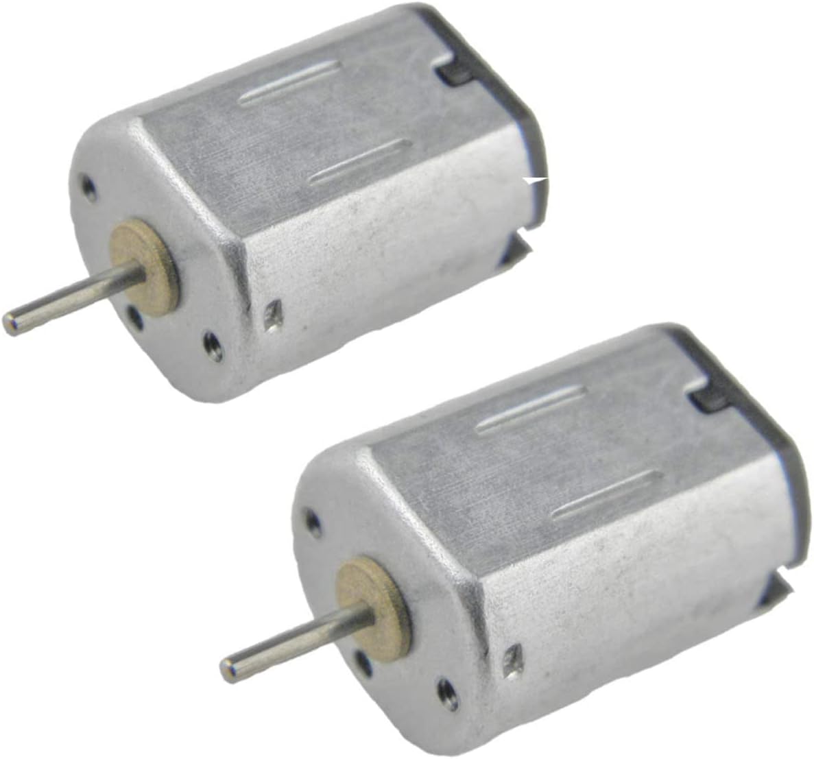 of Small DC Motor DC 3.7V Speed 23500r/min Mini for dc Gear Motor DIY Toy Mini USB Fan Science Experiment Appliance with Shaft 2PCS