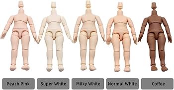 Amazon.co.jp: niannyyhouse DODボディ 10cm 可動フィギュア素体