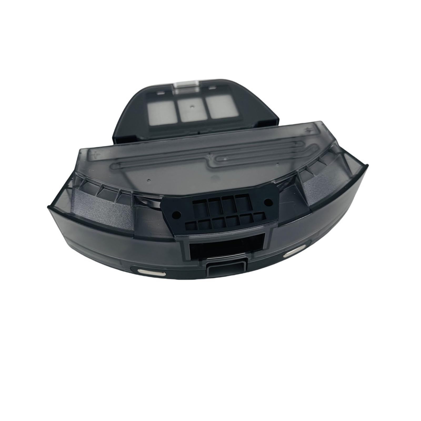 Depósito de agua y polvo Compatible con Proscenic Q8/Q8 Max/T10 Lite | Carcasa de ABS translúcido con compartimento filtrante triple y tapa abatible