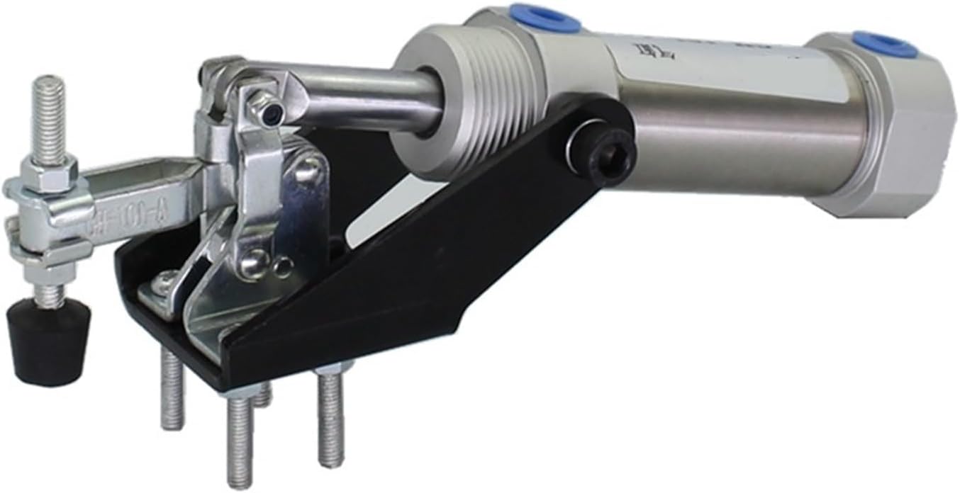 Pneumatic power toggle clamp HS-10101-A pneumatic power clamps Hold Down toggle Clamp 1/8'' Inlet 50KG holding capacity