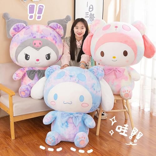Image of kKurromi Melody Plush Toy 30 cm Stuffed Doll Soft Toys for Kids Girls and Boys Anime Girl Plush Dolls Ideal Gift for Girls and Boys (Blue and White) (Blue and White)