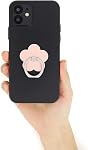 LaMignonne Phone Ring Holder Metal Finger Grip 360° Rotation 180° Flip Kickstand Universal Phone Grip Stand Compatible with All Smartphones (Rose Gold)