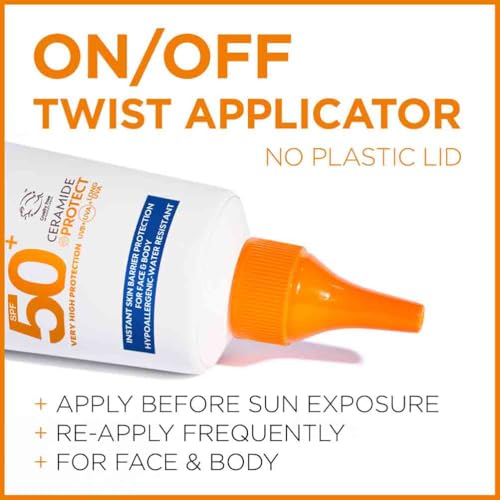 Garnier Ambre Solaire SPF 50+ Sun Protection Serum Face & Body, Non-Sticky, Non-Greasy Fluid Texture, No White Cast, Sensitive Advanced, 125 ml - Image 5