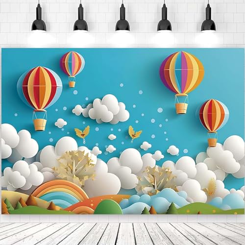 Toile de fond arc-en-ciel pour séance photo smash cake bébé et fête prénatale festive