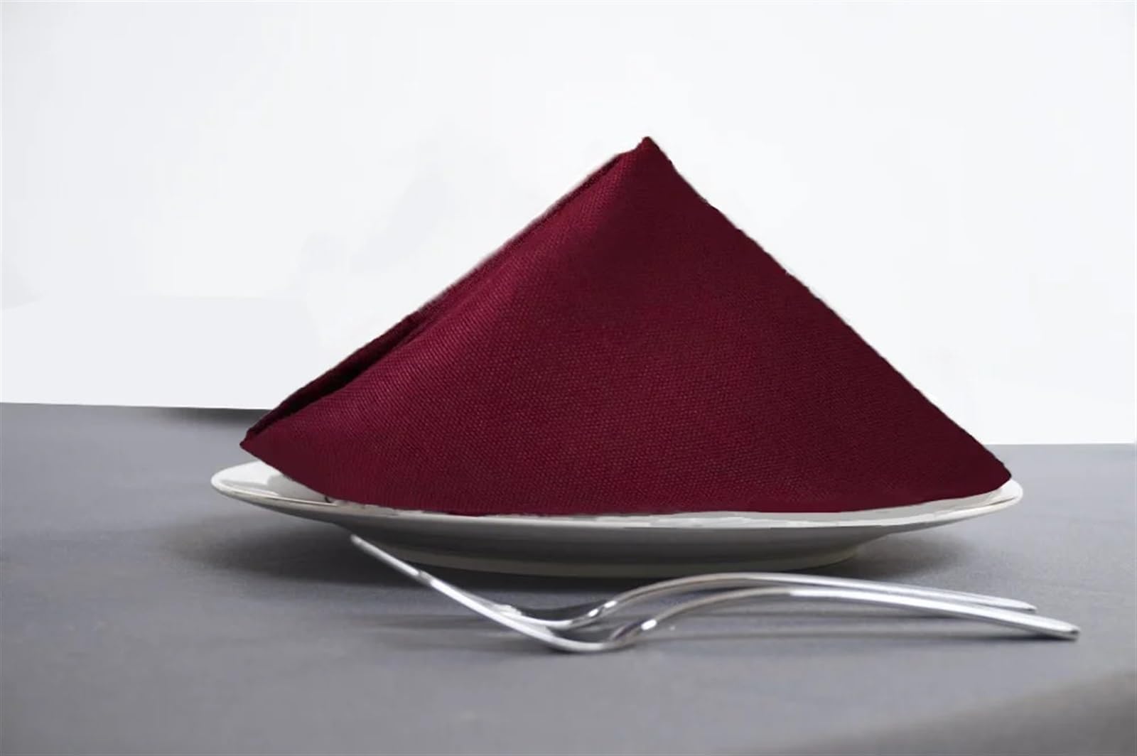 Tovagliolo di Stoffa Tovaglioli Quadrati for Il Ristorante di Nozze Borgogna Black Bianco 10pcs 40cm (Color : Tea Green)