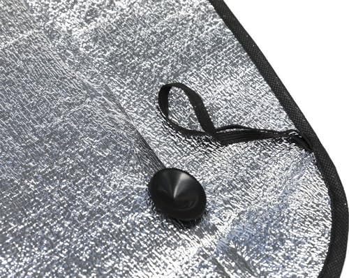 Start Parasole Termico Compact Universale 130X60 Cm Per Auto – Protezione Efficace Da Calore E Raggi Uv, Facile Da Installare, Pieghevole E Salva Spazio, Adatto A Tutti I Parabrezza - 5