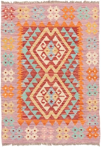 Nain Trading Kilim Afghan 81x115 Tissé à la Main Tapis d'Orient Tapis Laine