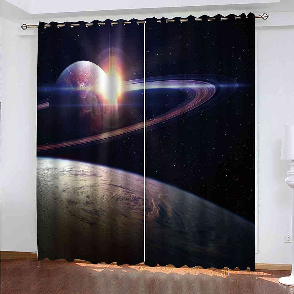 Rideaux occultants enfant 3D pour isoler la chambre du bruit et du froid