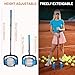 Tennis Ball Collector Roller,Tennis Ball Picker Upper,No Bending Tennis Rolling Picker for 1.5