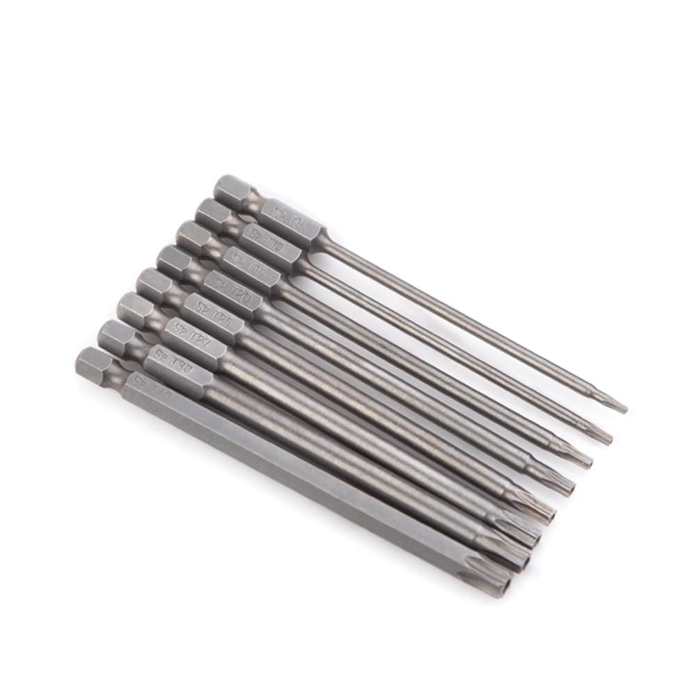 Littimoon 8Pc 100mm Screwdriver Set S2 Multipurpose Extended Screwdriver Screwdriver Screwdriver with Hexagonal Handle Easy Install Easy to Use