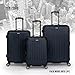 Kenneth Cole REACTION Renegade Luggage Expandable 8-Wheel Spinner Lightweight Hardside Suitcase, Navy Blue, 24-Inch Checked