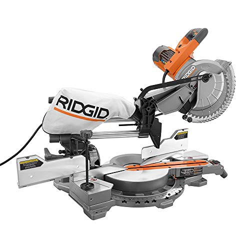 Ridgid R4210 15 Amp 10 Inch Corded Dual Bevel Sliding Miter Saw With 70° Miter Capacity thumb #1
