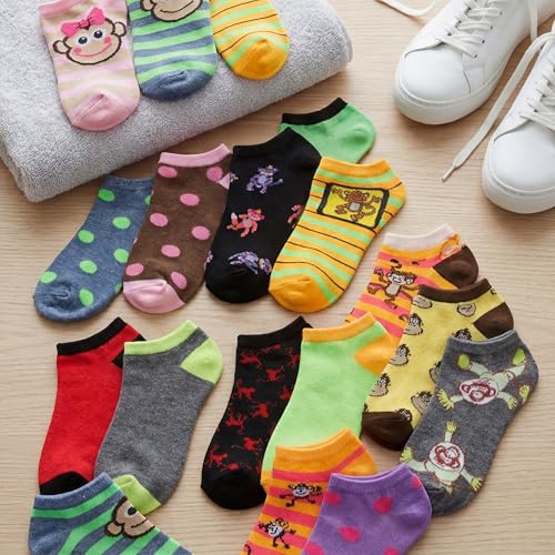 Image of Tipi Toe Women's 20 Pack Colorful Low Cut Socks - Lightweight, Breathable Design for All-Day Comfort Sizes 9-11 /10-13