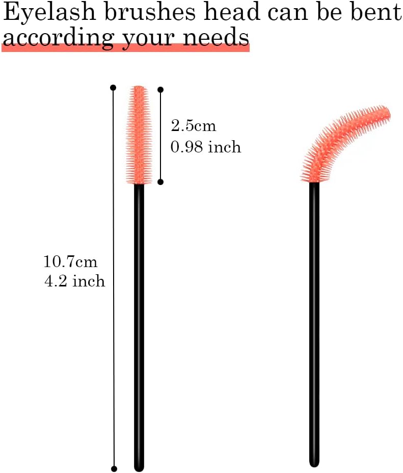 Shin Disposable Silicone Eyelash Mascara Applicator Wands