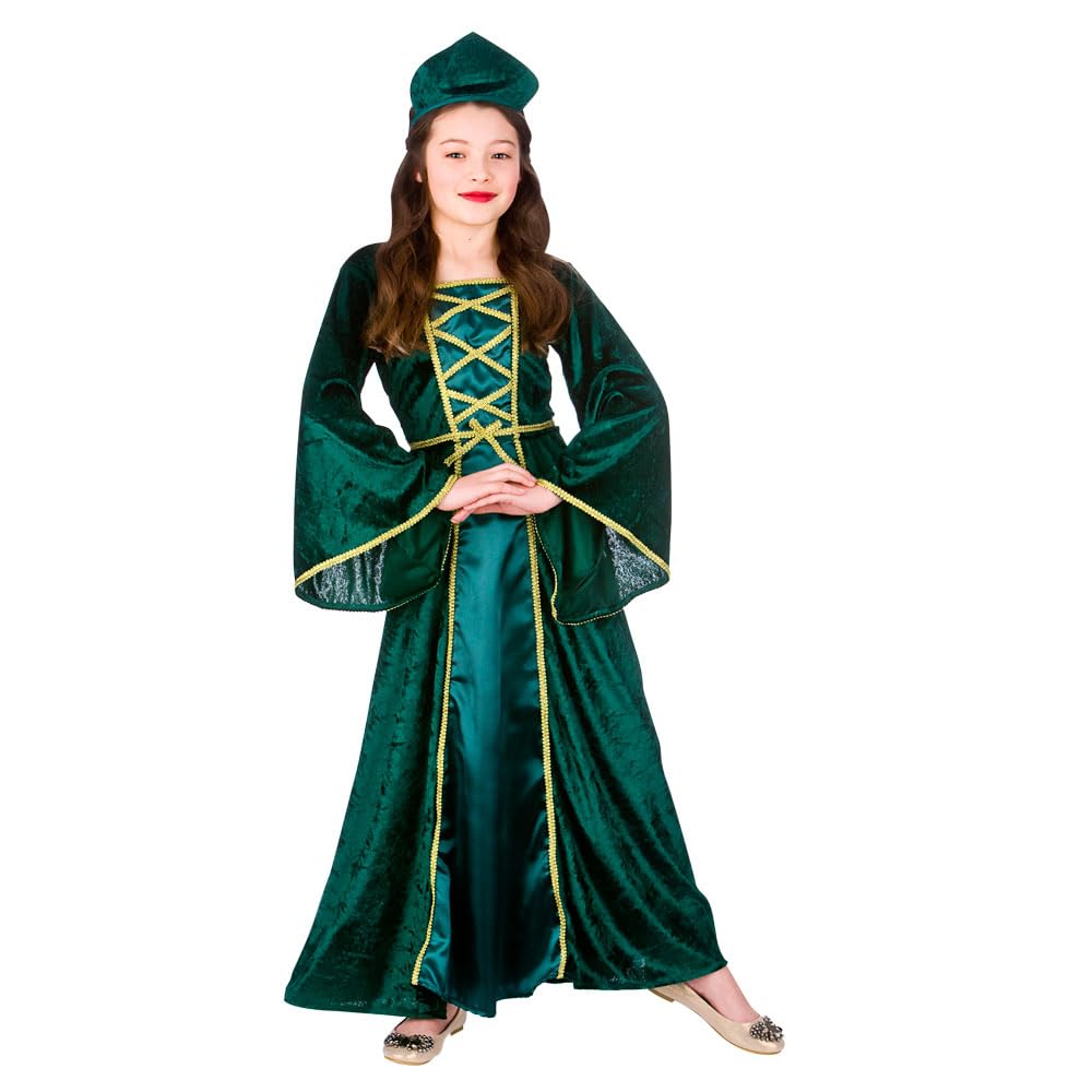 Wicked Costumes Girls Medieval Tudor Princess Fancy Dress Costume - Medium (5-7 Years)