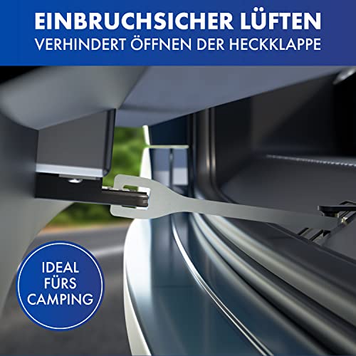 LAINFELD Heckklappenaufsteller | 20 cm Heckklappen Aufsteller | Türsicherung kompatibel mit VW T5 T6 Volkswagen Camper California Comfortline Beach