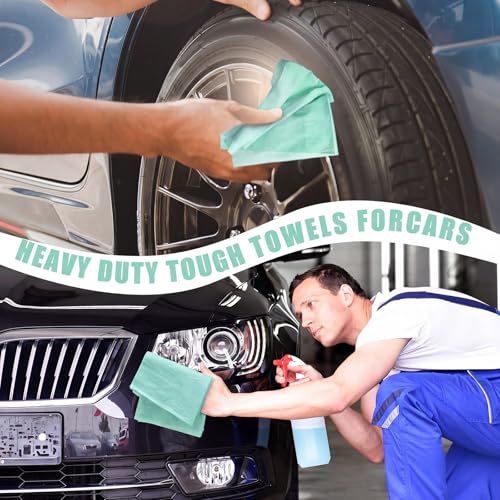 Image of HunnmingRe 300 Sheets Disposable Shop Towels Heavy Duty Shop Towels,Green