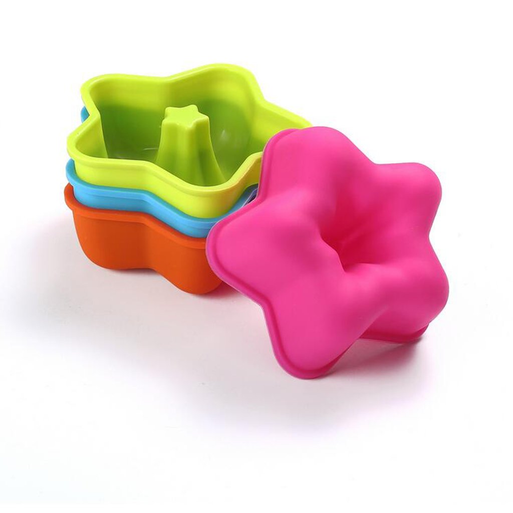 Juego de 3 moldes de silicona para donas y pasteles, 24 piezas