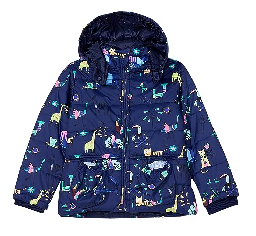 Image of Amazon Brand - Symbol Girls Girls Quilted Standard Length Winter Jacket with Detachable Hood
