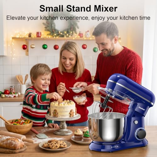 Image of Honinst 4QT Electric Stand Mixer, 10-Speed Tilt-Head Compact Kitchen Mixer