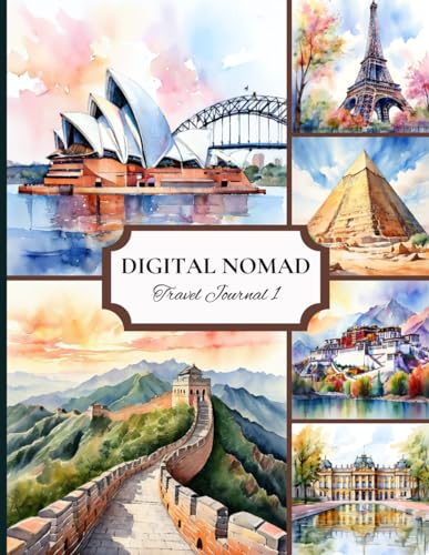 Digital Nomad Travel Journal 1: A Personalized Companion for Every Global Explorer for men, and women