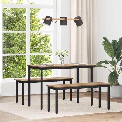 Table à manger moderne pour petits espaces : la solution gain de place en bois - 2