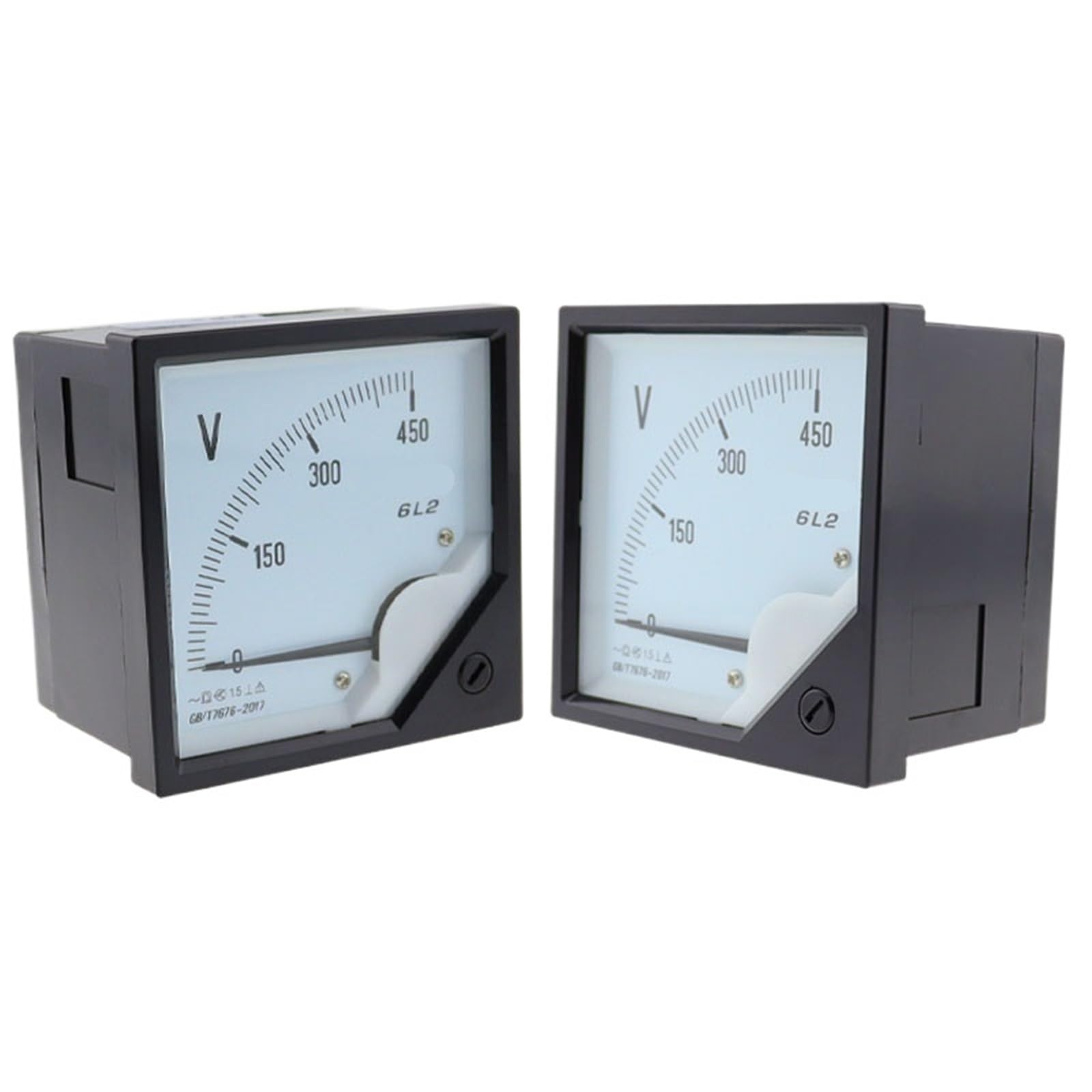1PC 6L2-V 250V 300V 450V 500V 750V CA Medidor analógico Panel Indicador Voltaje CA Medidor de corriente Voltímetro Puntero(AC500V)