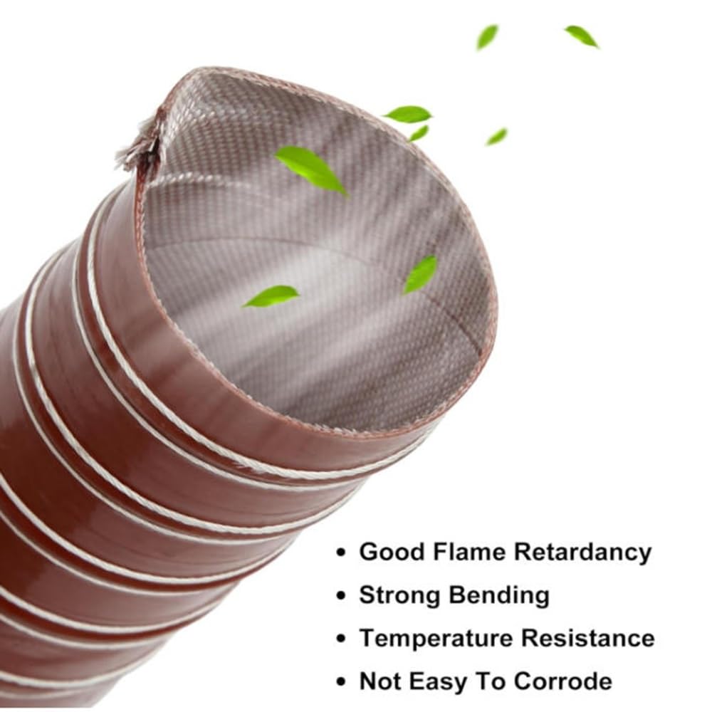 Manguera De Escape De Silicona Tubo Flexible 50mm 55mm 60mm 70mm Tubo Aire Acondicionado Longitud 2m 4m Manguera Flexible Para Automocion(4m/13.1ft,250mm-9 3/4in)