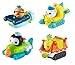 Octonauts Fisher Price Gup Speeders 4 Pack - GUP-Q, GUP-P, GUP-U & Gup-T Set 1
