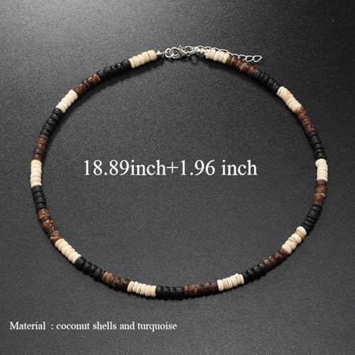 Puka Shell Necklace for Men Surfer Necklace Seashell Chokers Beach Necklace for Women Summer Beaded Necklace Jewelry2