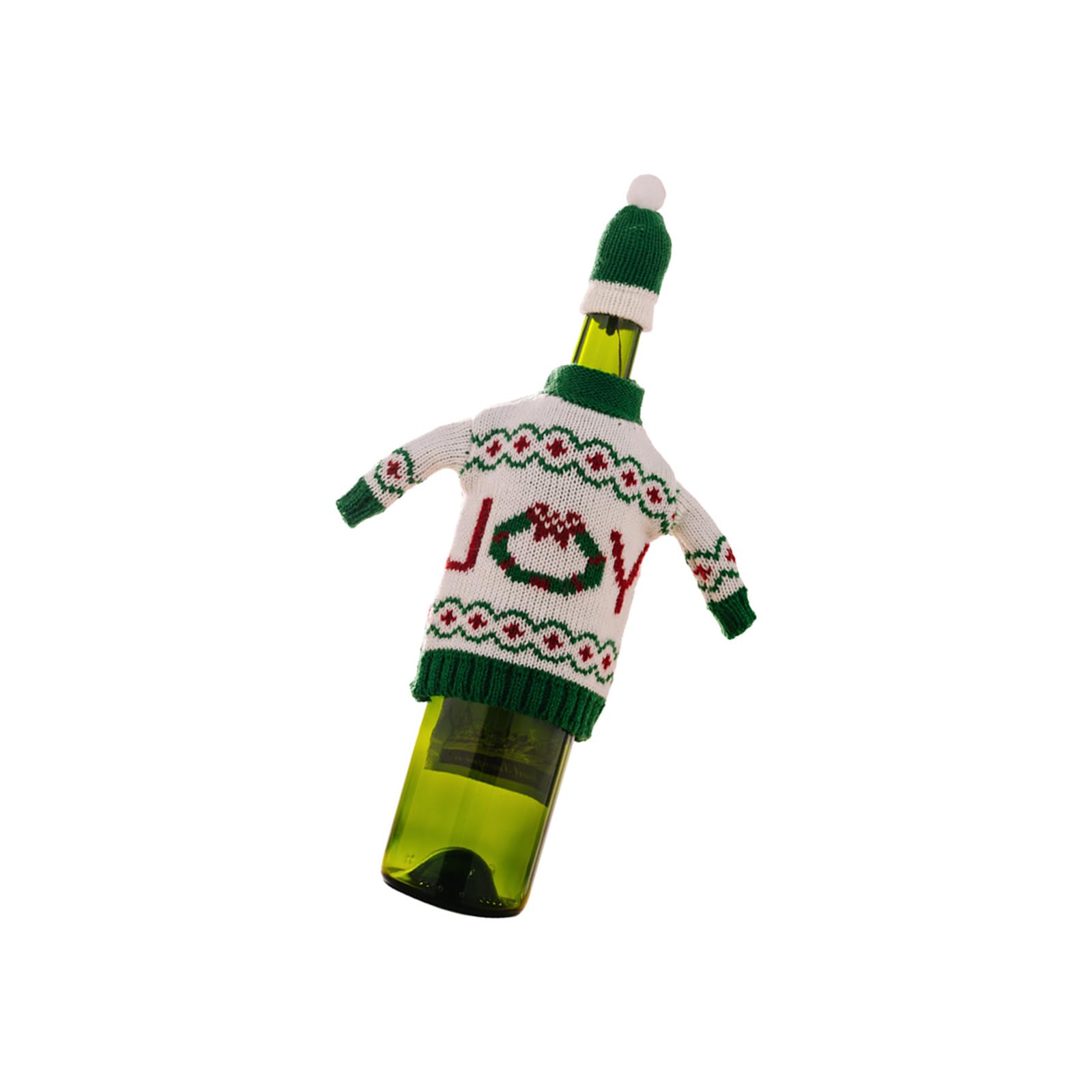 Christmas Knitted Wine Bottle Cover Snowman Designs Practical Festival Champagne Decoration for Holiday Table Setting Christmas Knitted Wine Bottle Cover Snowman Designs Practical Festival Champagne