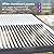 PURPLE LEAF Louvered Pergola 10' x 12' Outdoor Aluminum Pergola with Hidden Drainage System and White Adjustable Sun Shade Roof Patio Hardtop Small Pergolas with Light for Porch Patio Garden