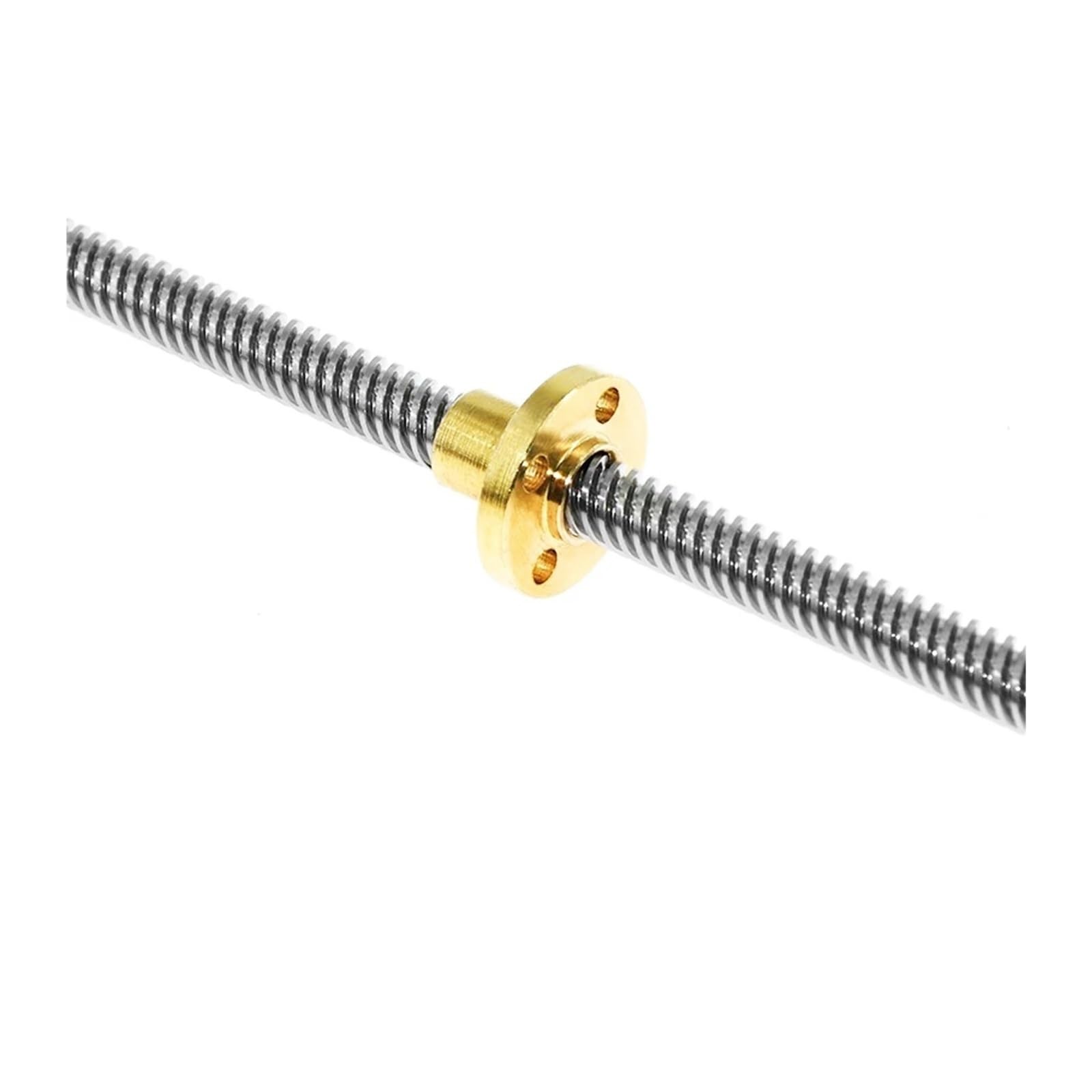 Metal Ball Screw nut T8 Lead Screw with Copper with Nut for Reprap Nuts Lead 1mm Length 100mm-550mm(300mm)